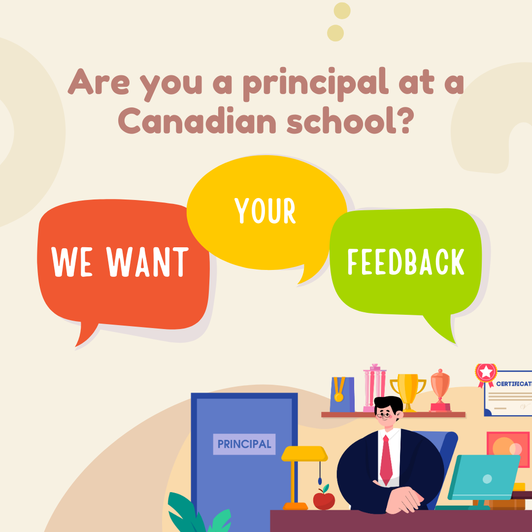 image of school principal in office